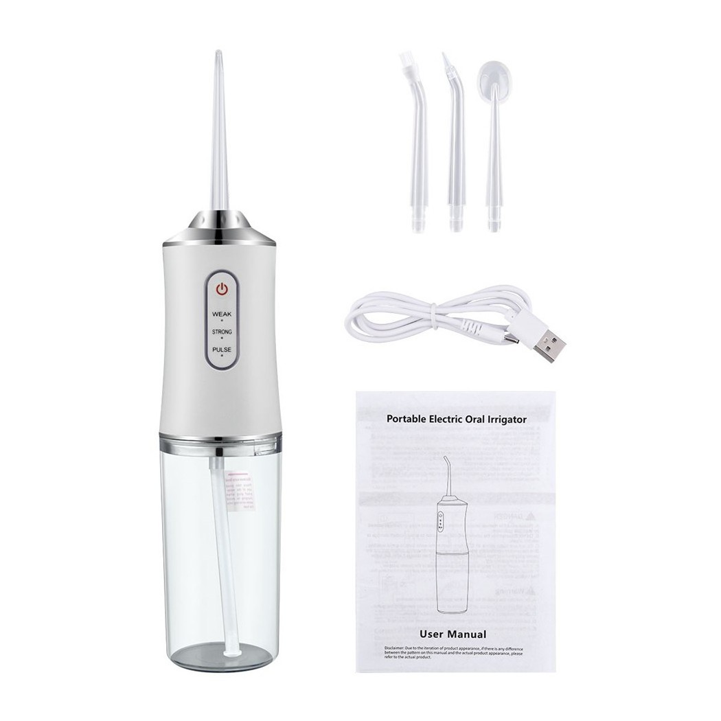 Portable Oral Irrigator Dental Water Jet Professional Electric Teeth Cleaning Tools 3 Mode Rechargeable Teeth Whitening