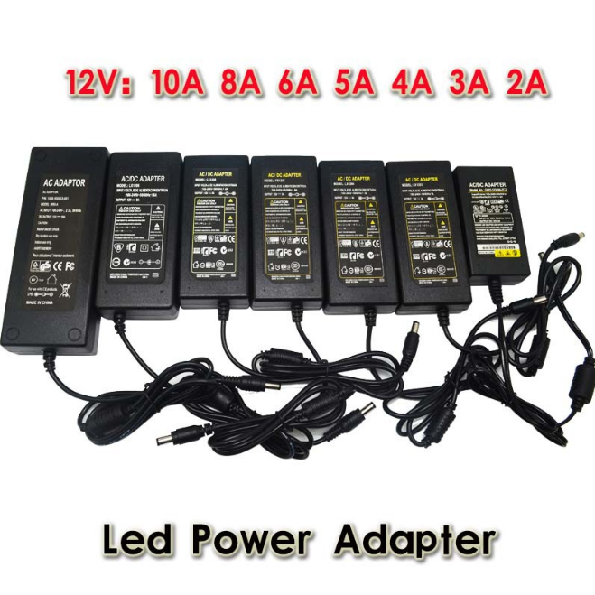 AC DC 12V 3A 5A 6A 8A 10A POWER SUPPLY ADAPTER CHARGER FOR LED STRIP LIGHT CCTV