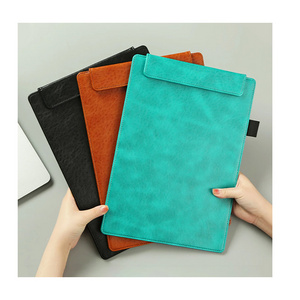 Custom Drama Performance Writing Clip Board Sublimation Leather Clipboards Blank Bill Fold a4 Pack Clipboard