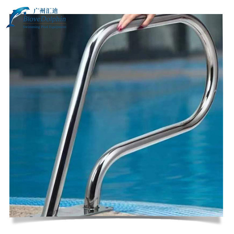 Manufacturers selling Stainless steel removable handrail for swimming pool