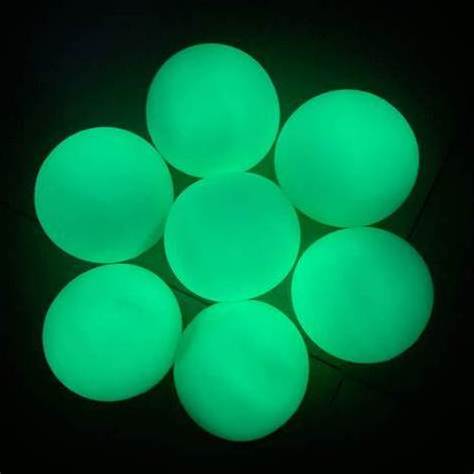 Hot selling glowing in the dark table tennis ball ping pong ball glowing in the dark