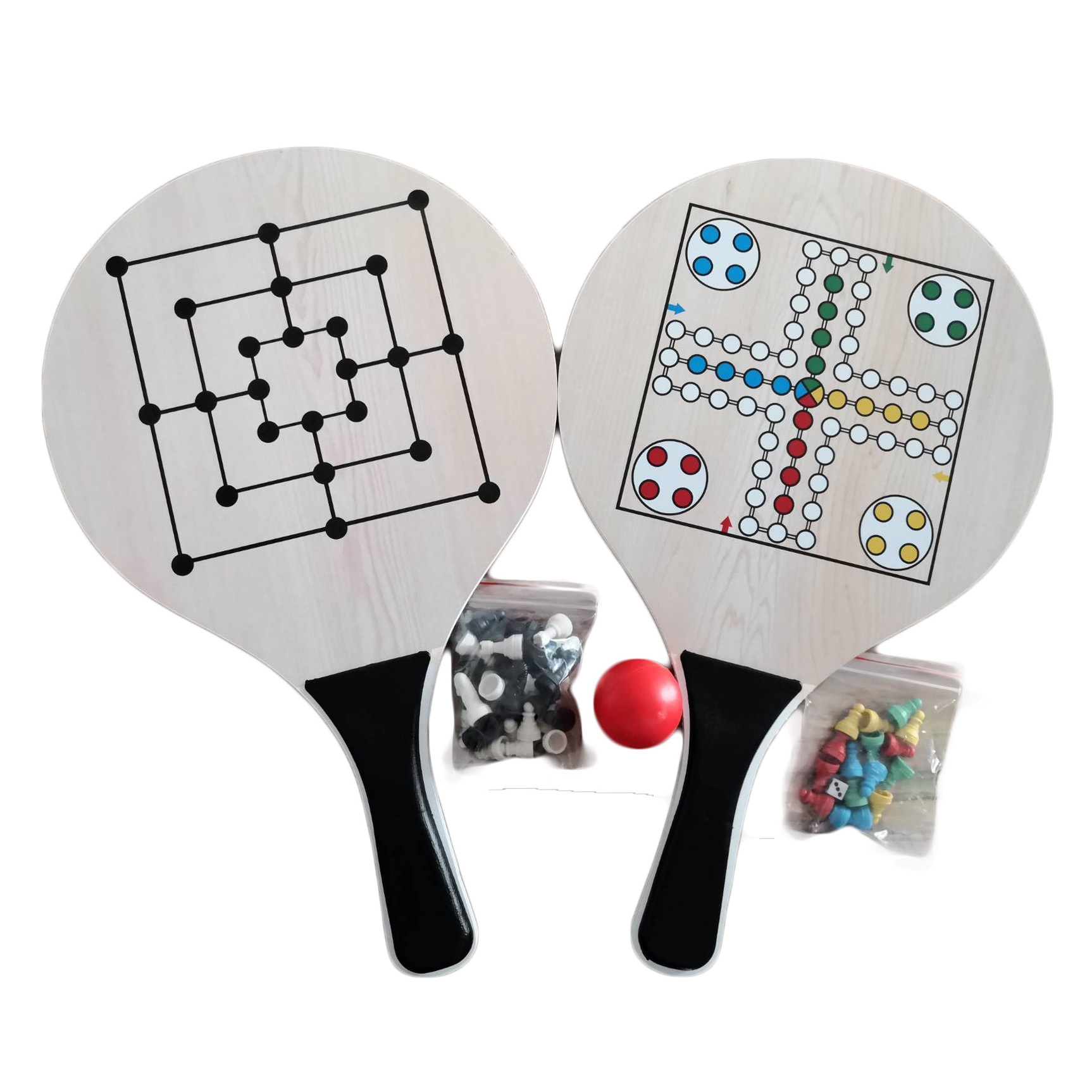 2023 New Trend Wholesale High Quality Custom Beach Tennis Rackets Flying Chess Games Beach Racket