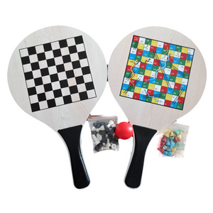 2023 New Trend Wholesale High Quality Custom Beach Tennis Rackets Flying Chess Games Beach Racket