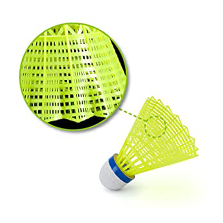 Yellow Badminton Shuttle Cocks Wholesale Purpose Shuttle Price Durable Nylon Badminton Shuttlecocks