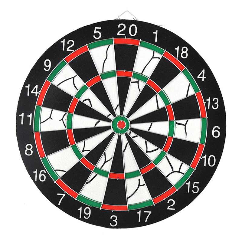 Indoor Sport Double Target Dart Magnetic Flocking Dartboard Board Double Thickening Outdoor Dart Board Set