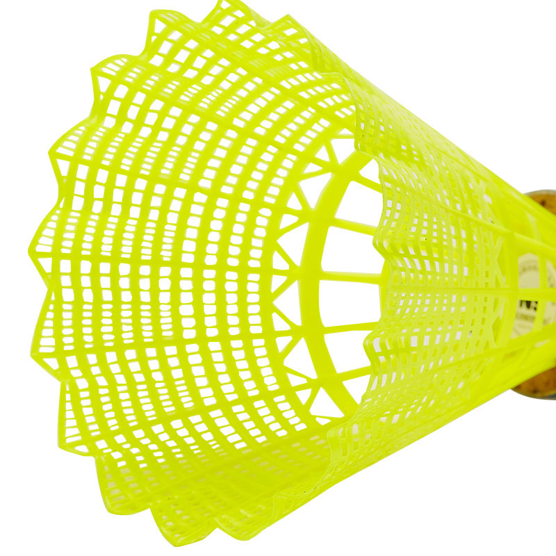 Low Price Yellow Color Nylon Feather Shuttlecock Badminton Best Training Shuttlecock