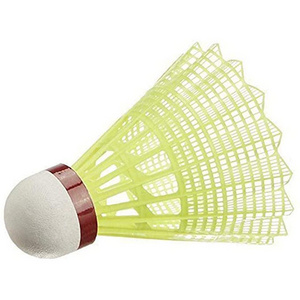 Yellow Badminton Shuttle Cocks Wholesale Purpose Shuttle Price Durable Nylon Badminton Shuttlecocks