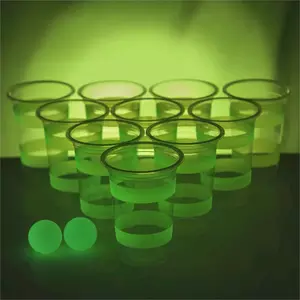 Hot selling glowing in the dark table tennis ball ping pong ball glowing in the dark