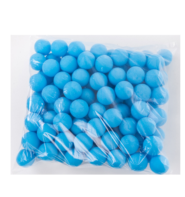 pool game custom logo light blue Beer pong bulk packed 40mm table tennis ball ping pong balls