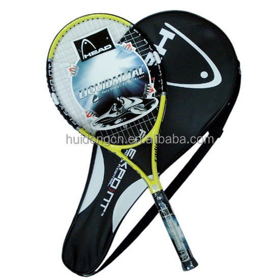 Cheap Aluminum custom design your own tennis racket racquet wholesale price for promotional