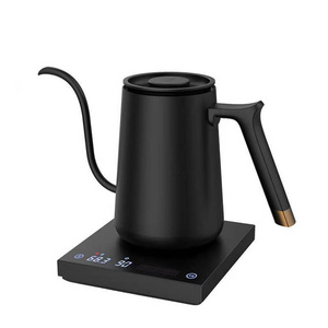 Smart temperature-controlled hand-brewed coffee pot for domestic use Stainless steel electric kettle for making tea