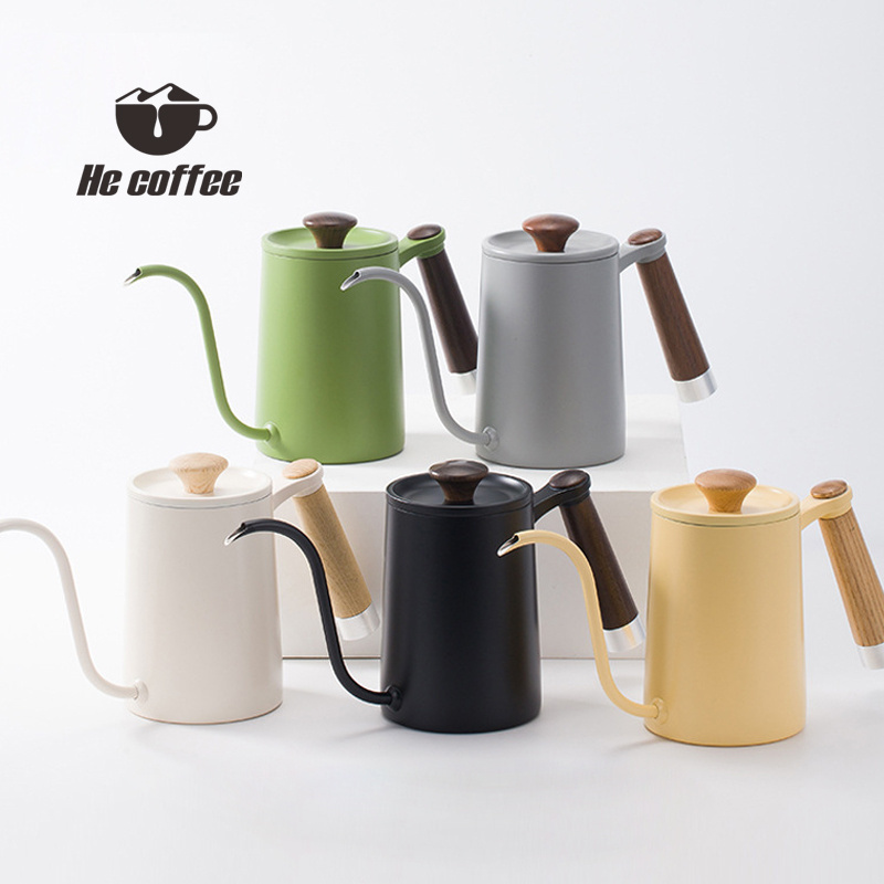 600ml Coffee Pot Stainless Steel Coffee Maker Drip Tea Pot Pour Over Espresso Coffee Kettle Product