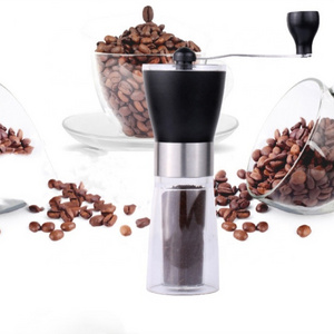 High Quality Plastic Manual Coffee Grinder/Adjustable Ceramic Burr manual coffee grinder Grinder for coffee