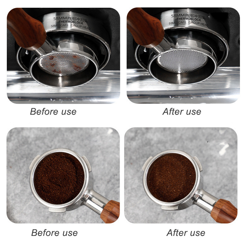 Espresso Puck Screen 51 mm Reusable 1.7 mm Thickness 150 um Stainless Steel Professional Barista Coffee Filter