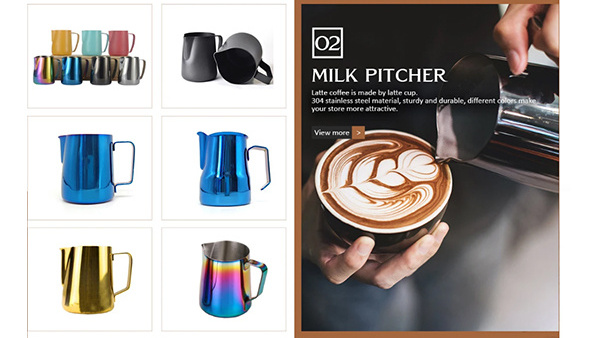 Stainless Steel Milk Coffee Cappuccino Latte Art Barista Steam Pitchers Milk Jug Cup