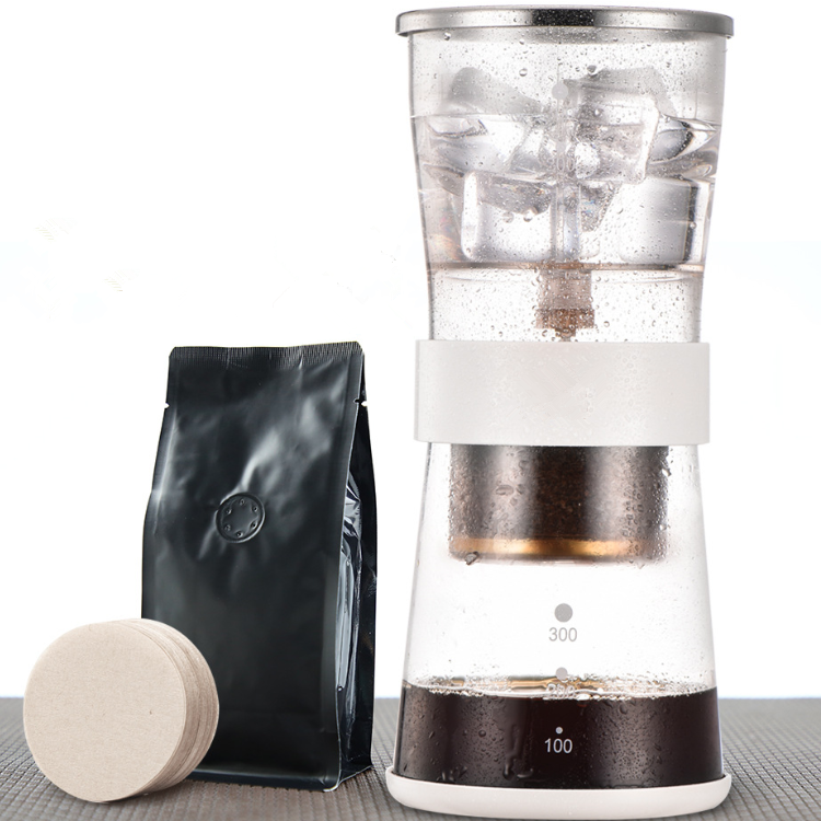 Best Quality Cold Brew Coffee Pot white glass cold brew ice coffee dripper maker Filter pot