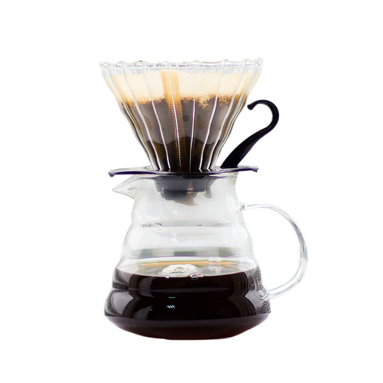 Coffee Maker Filter  Glass Pour Over Coffee Cone Filter  Glass Coffee Dripper Cold Brew