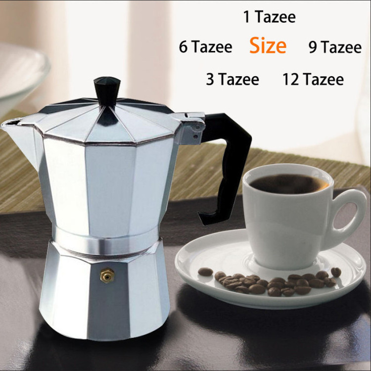 Best Seller 1/2/3/6/9/12 cup Aluminium Moka Coffee Pot /Stovetop Moka Espresso Coffee Maker