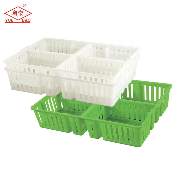 Unique Design Farming Using Equipment Chick Transfer Cage Chicken Cages Plastic Poultry Crate With Four Compartments