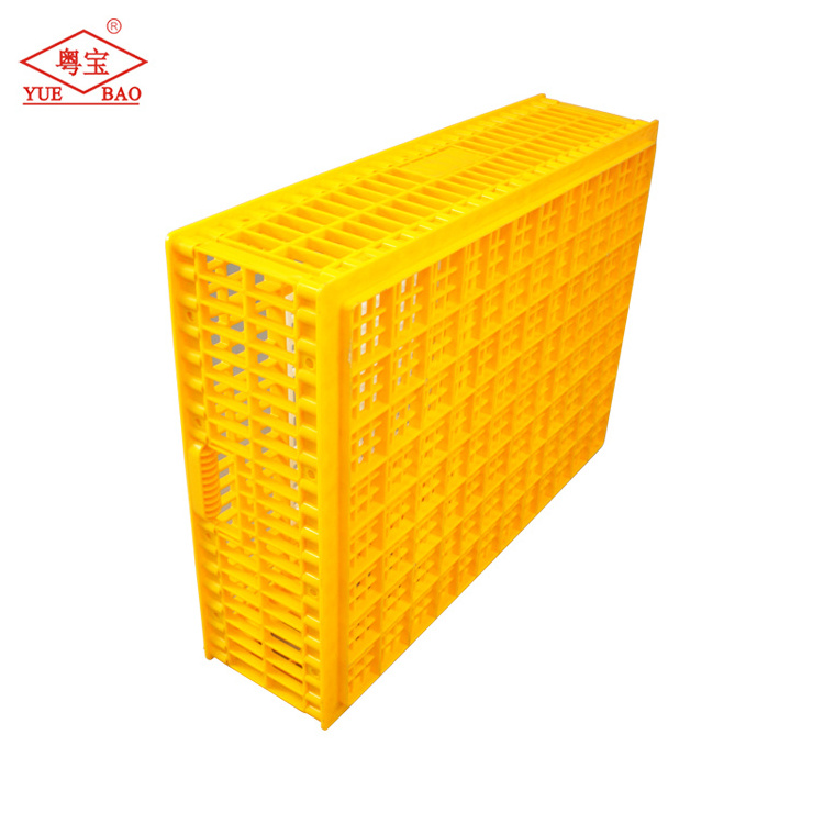 Factory wholesale supplies poultry coop collapsible plastic chicken transport cage pigeon cage