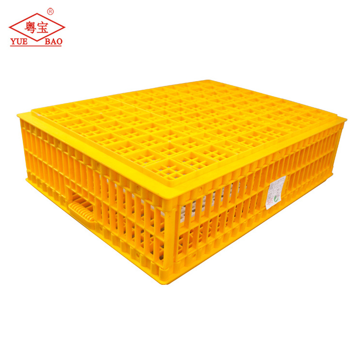 Factory wholesale supplies poultry coop collapsible plastic chicken transport cage pigeon cage