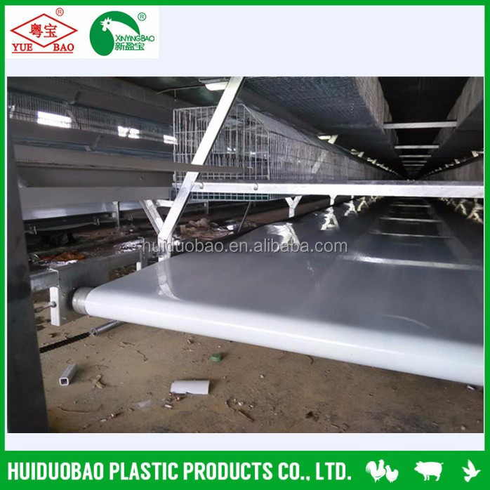 Good Quality Conveyor Farm Cage Layer Chicken Pp Poultry Belts Manure Belt For Cleaning Dung