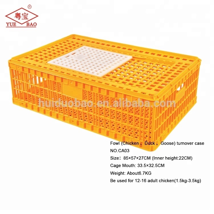 Transport Boxes For Chicken Duck Goose, Cheap Plastic Poultry Cage For Sale Agricultural