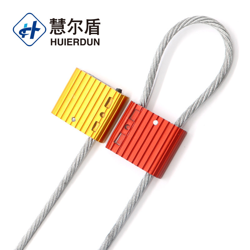 HED-CS104 long adjustable wire cable cable seal plastic cable seals covered with plastic  lock