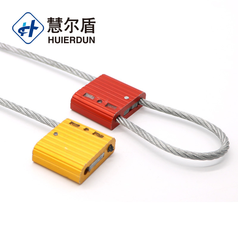 HED-CS104 long adjustable wire cable cable seal plastic cable seals covered with plastic  lock