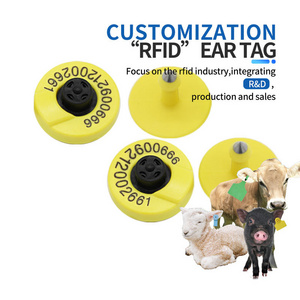 HED-ET109  cattle management uhf rfid animal ear tag