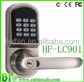 Z-wave Remote Control Fingerprint Door Lock RFID Card LC901 Hot Selling Waterproof Hotel Door Lock