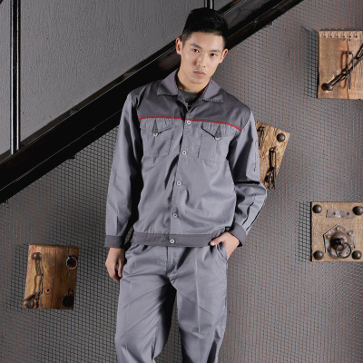 Quality cheap factory construction industrial long sleeve safety worker and labor workwear uniform