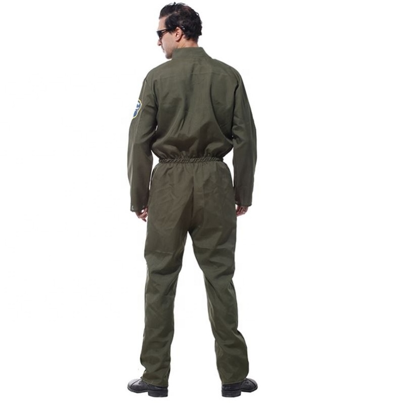 Carnival Halloween Air Force Uniform Costume Pilot Airline Outfit Cosplay Fancy Party Dress custom