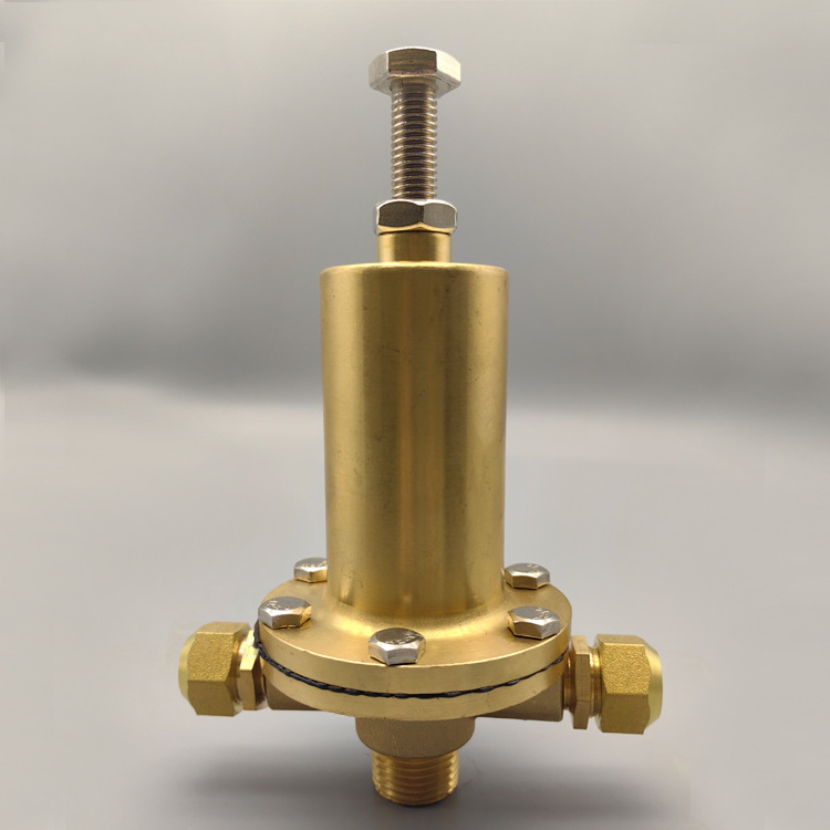 Brass adjustable pressure relief valve, DN15 1/2inch Brass Water Garden Hose Pressure Valve