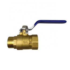 Huifa valve factory  3/4" female male thread brass ball valve for NPT and BSP water valve