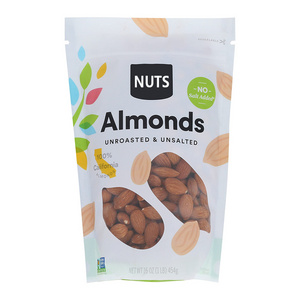 Custom Logo Printed Front Window Roasted Mixed Peanut Hazelnut Pistachio Almond Chestnut Cashew Pine Nuts Mylar Packing Bag