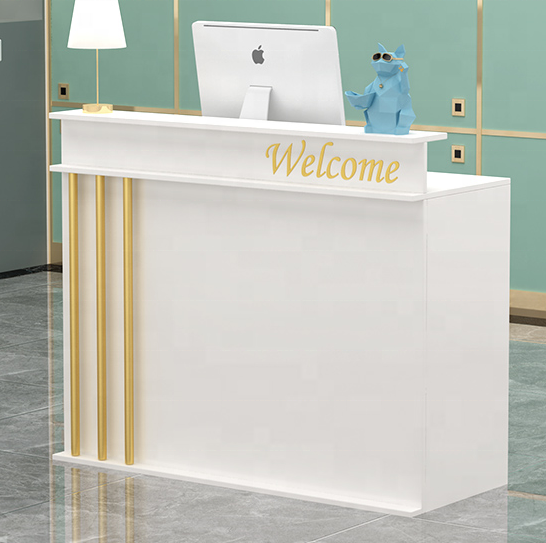 Hot Sale Modern Hair Salon Beauty Spa Salon Reception Desk Checkout Counter