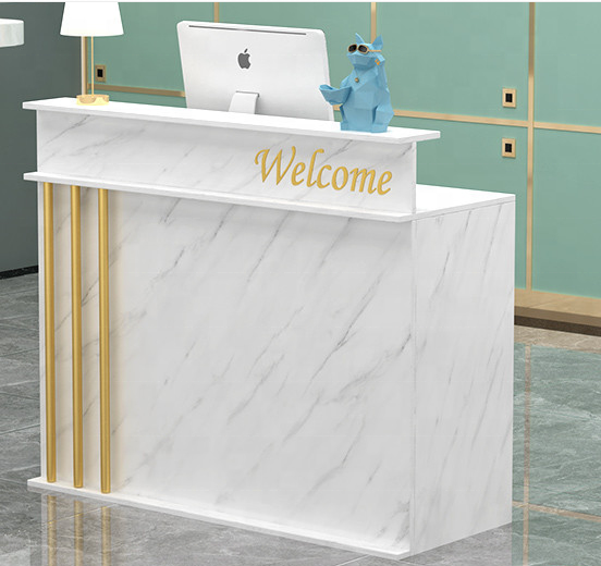 Hot Sale Modern Hair Salon Beauty Spa Salon Reception Desk Checkout Counter