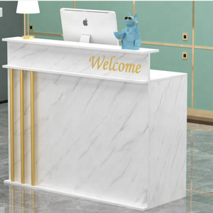 Hot Sale Modern Hair Salon Beauty Spa Salon Reception Desk Checkout Counter