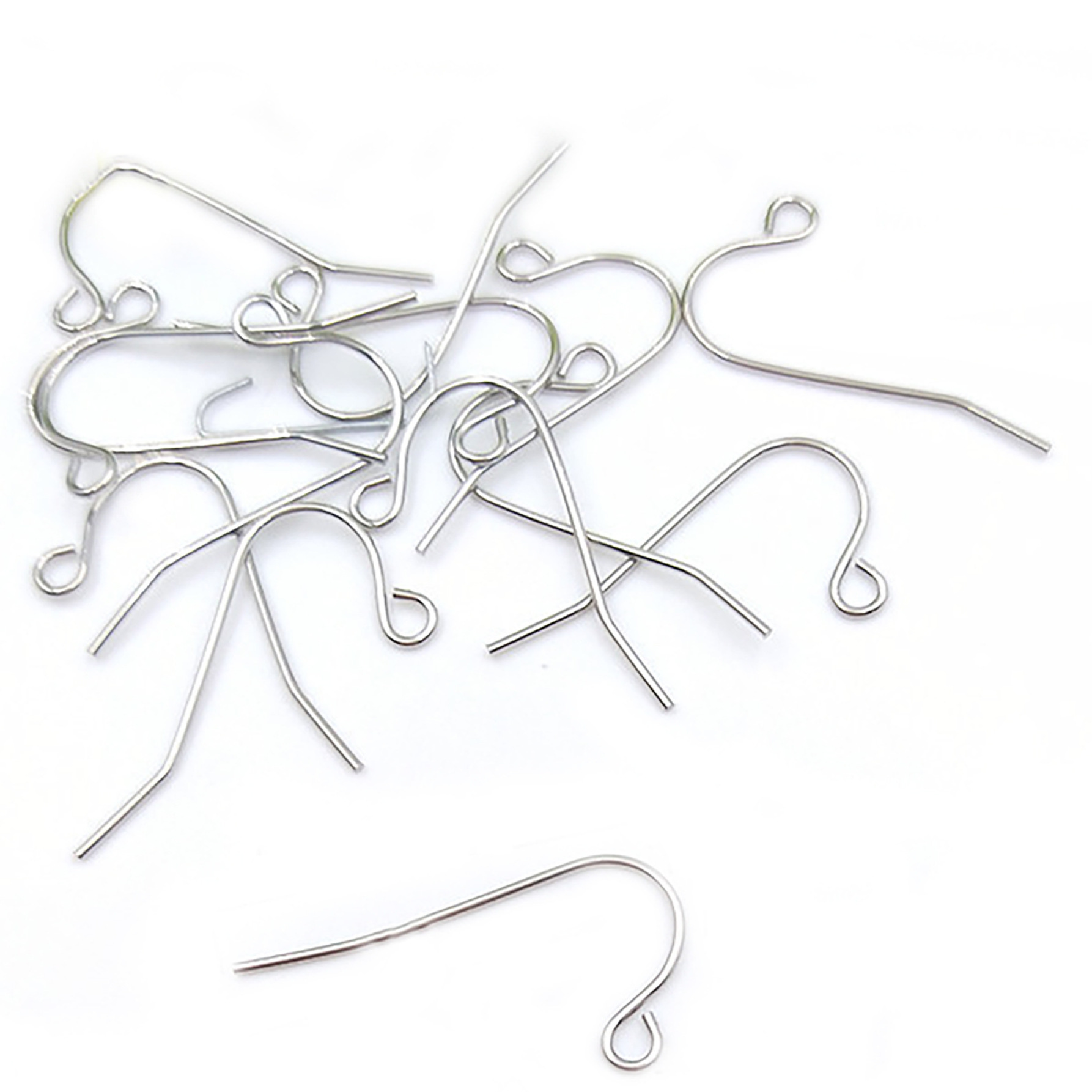 online shopping jewelry Findings Simple lead free Stainless steel Earring Hooks for Earring Making