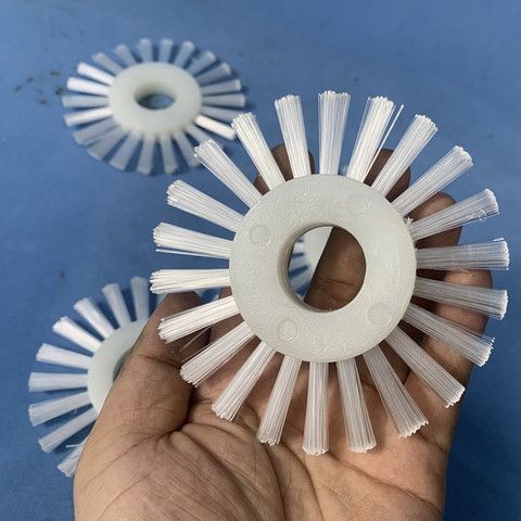 Disc round nylon polishing wheel glue brush