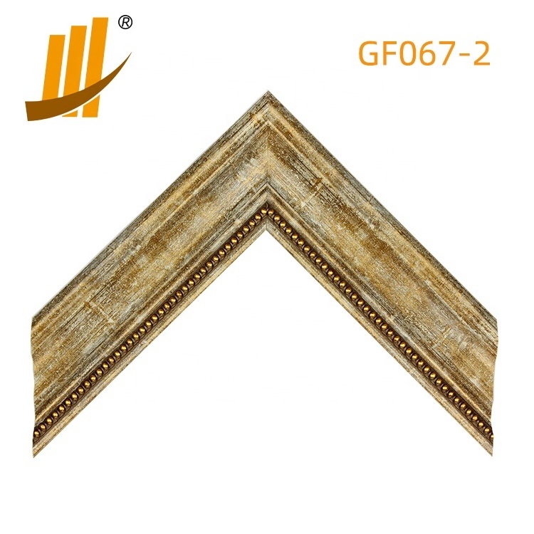 Huifeng Polystyrene Frame Wood-like PS Plastic Photo Frame L shape Picture Frame Moulding