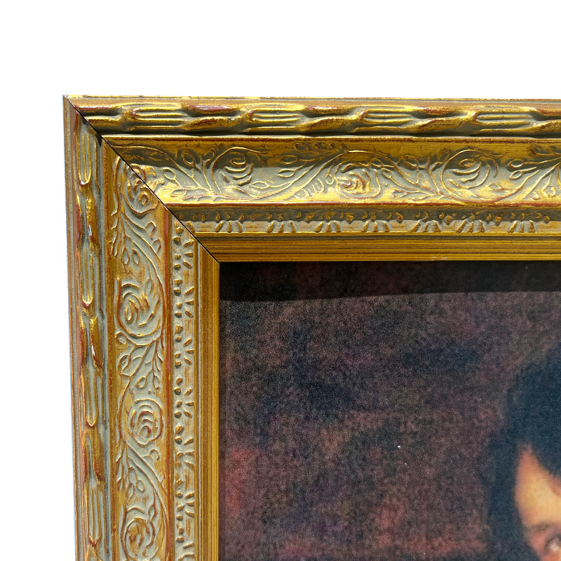 Factory Wholesale Customized Large Classical Ornate Golden Antique Canvas Frame Oil Painting Frame