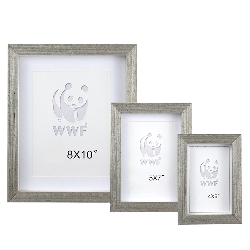 Yiwu Huifeng Wholesale Decorative Art Photo Frame High Quality Custom Square DIY Wooden Shadow Box Photo Frame with Glass