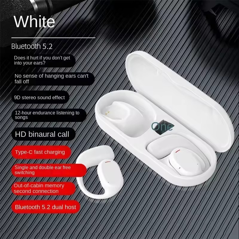 TWS earbuds Wireless Bluetooth built-in microphone Earring waterproof sports earbuds