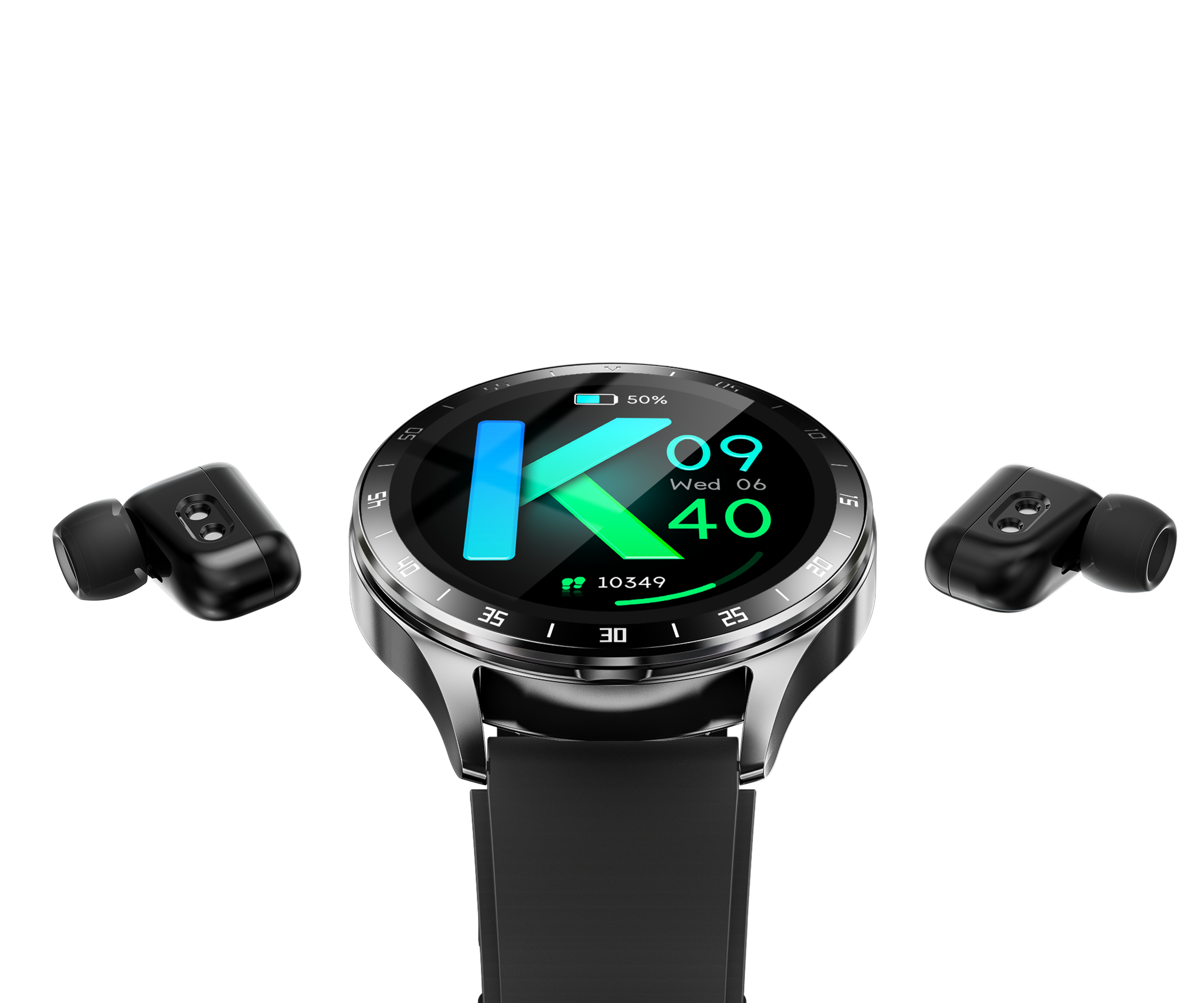 X10 2 In 1 Smartwatch Wireless Earphone In-ear Headphone Tws BT Call sports watch with headphones