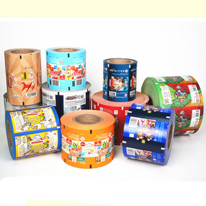 Customized Printing Biscuits Puffed Foods Laminated Roll Film Plastic Packaging Composite Roll Flexible Packaging Film Roll