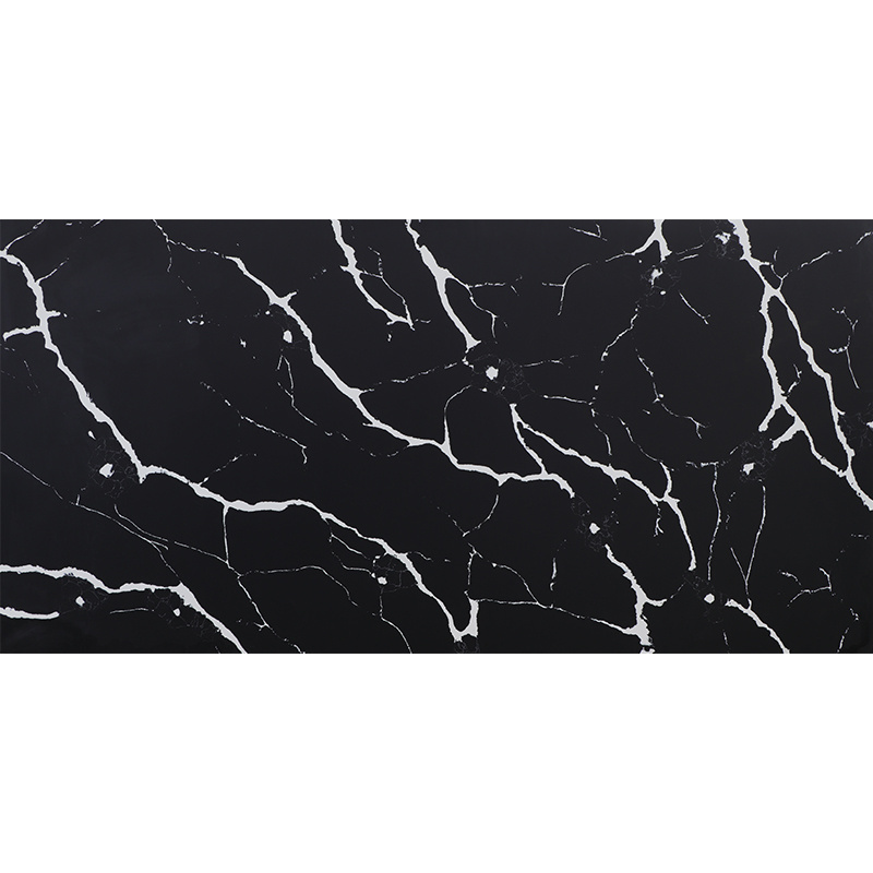 Horizon Popular ShanDong Huifeng Granite acrylic kitchen solid surface mirror black quartz Countertops for Kitchen Island