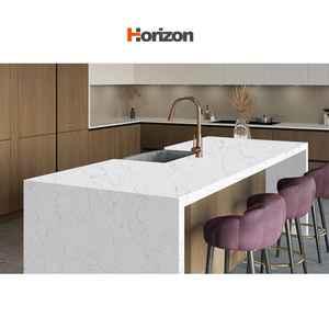 Hot selling engineered quartz counter top carrara white quartz stone quartz slabs countertop