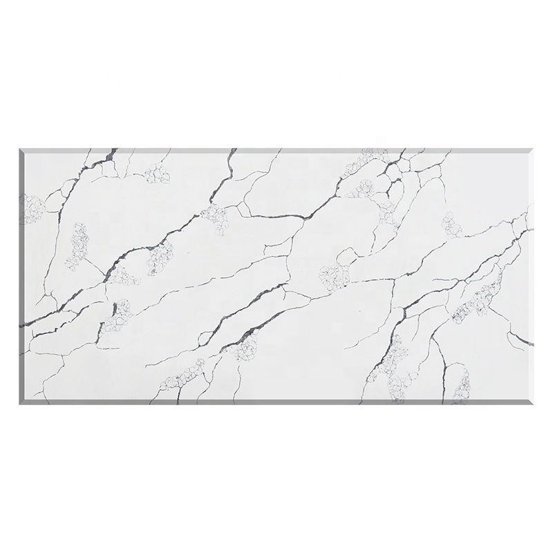 Calacatta Gold Quartz Stone White Quartz With Sparkles Blue Quartz Countertops